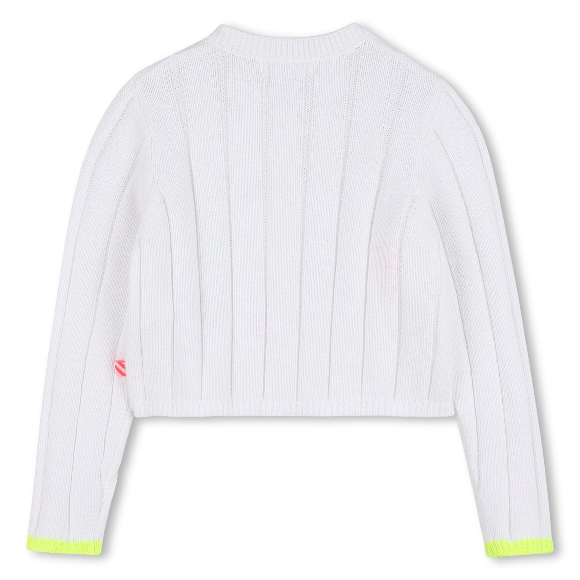 Billieblush Strickjacke für Mädchen, Weiß, 12 Jahre