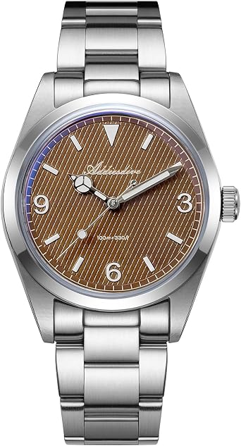 ADDIESDIVE 36mm Luxury Men's Analog Watch C3 BGW9 Super Luminous Bubble Mirror Glass Men's Quartz Watch AD2096