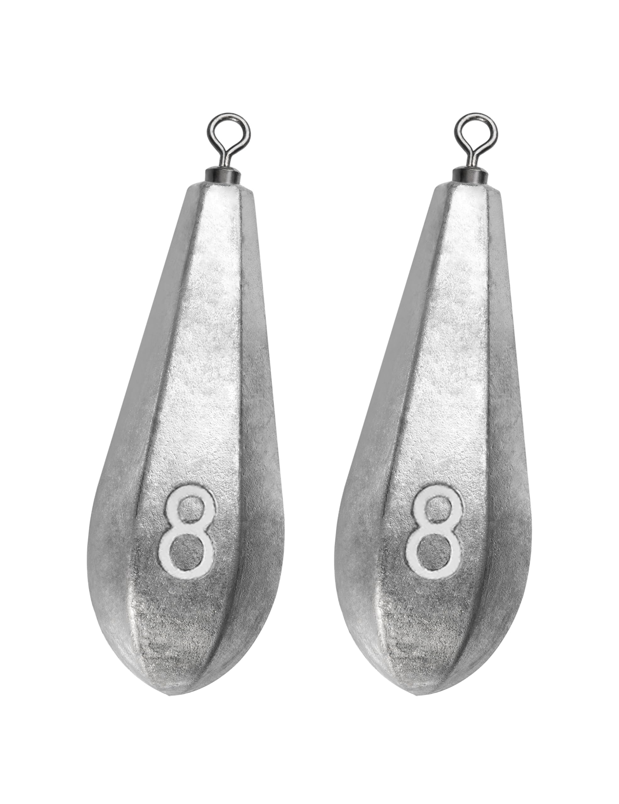 BLUEWING Swivel Bank Sinkers Fishing Weights with Swivel Bottom Bullet Sinkers for Freshwater and Saltwater, 1/8oz to 16oz