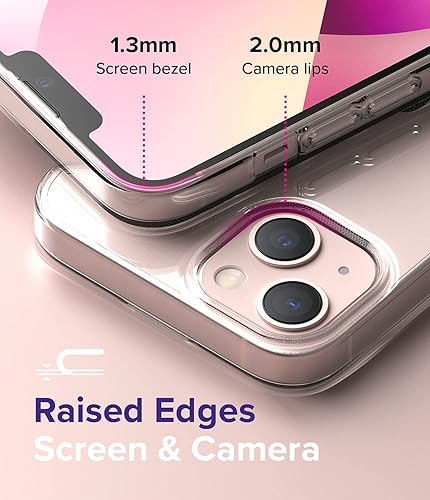 Miniatura 4 de Ringke Compatible con iPhone 13, Air Soft Transparente TPU a prueba de golpes, flexible, ligera, delgada funda para teléfono - Transparente
