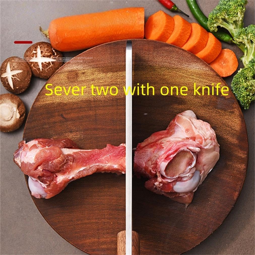 Chinese stainless steel Bone cleaver,Bone Cutting Knife for Home Kitchen and Restaurant.Can't cut vegetables and meat.Buy it once for 10 years.