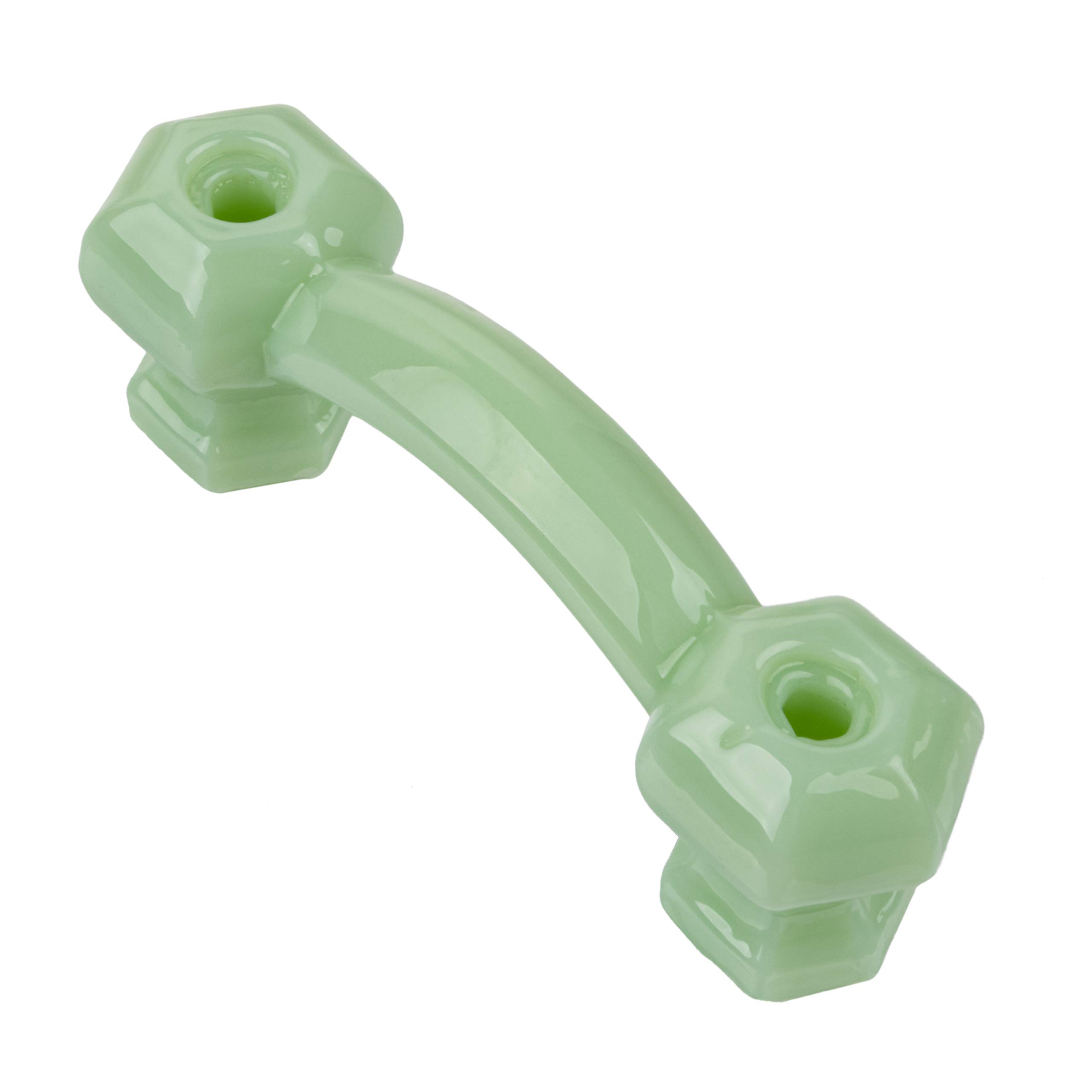 Amazon.co.jp: k-58g Hexagonalミルクグリーンウランガラスガラス 