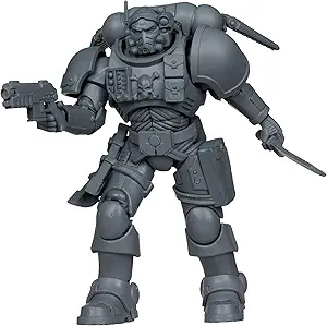 McFarlane Toys- Warhammer 40,000 Lieutenant in Phobos Armour (Ultramarines) Artist Proof 7in Figure