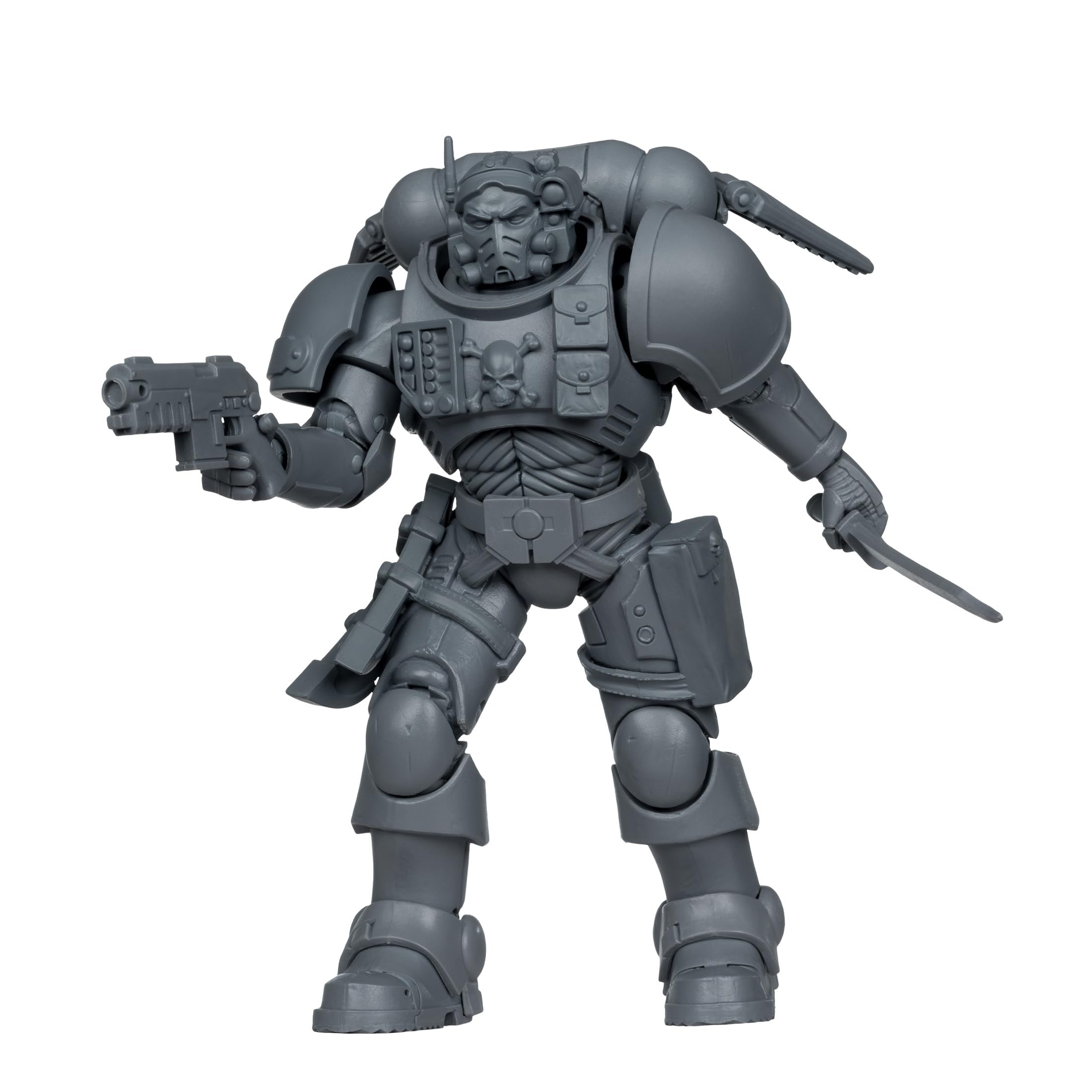 McFarlane Toys Warhammer 40,000 Lieutenant In Phobos Armour Unpainted 10907 New