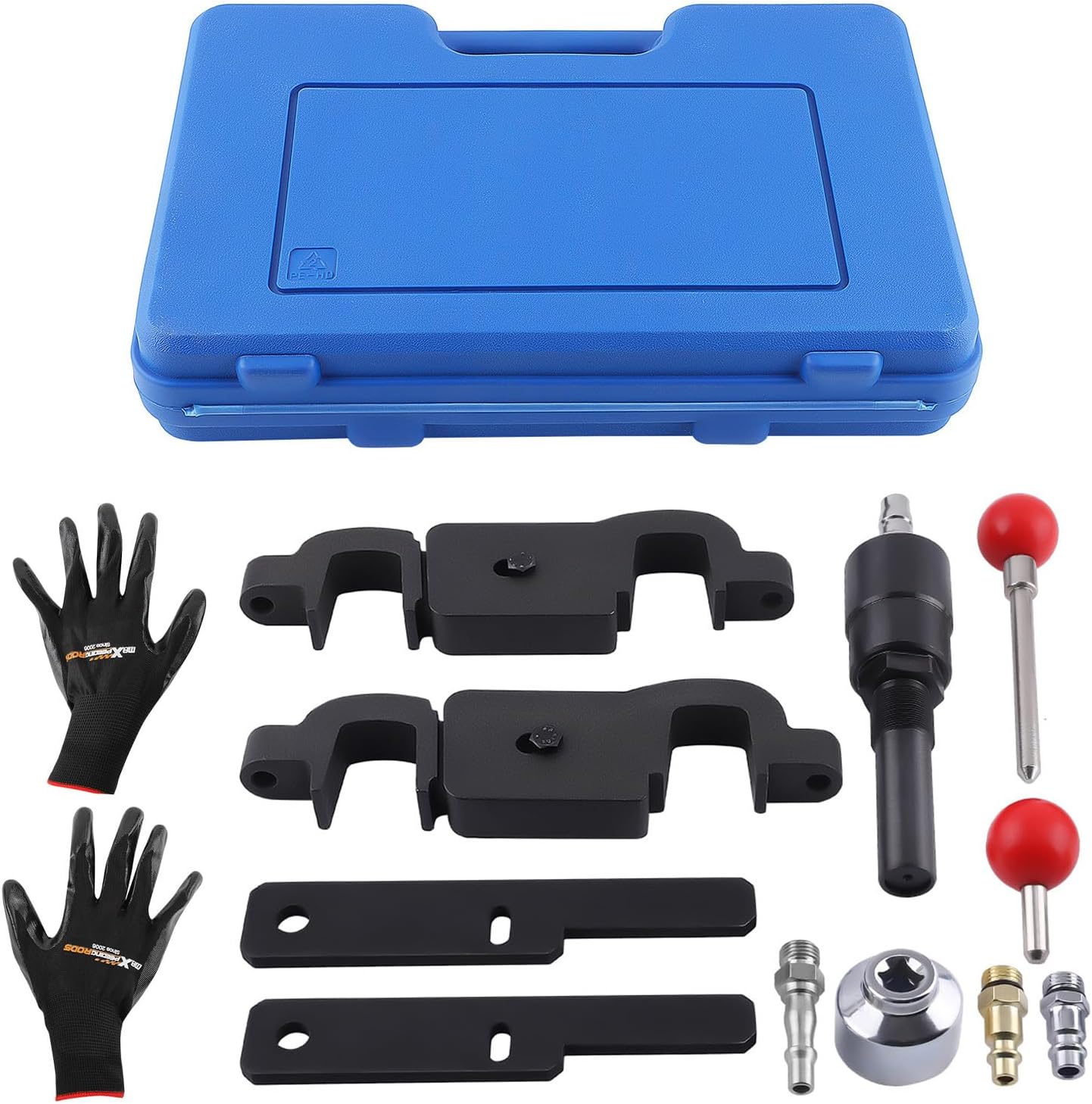 maXpeedingrods Camshaft Alignment Tensioning Locking Timing Tool Kit for Porsche Cayenne Panamera V8 4.5L 4.8L / V6 3.6L Engine, Timing Belt Alignment Tensioner Tool for Audi Q7 9678 9595