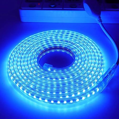 SUYOOULIN Tira de luces LED 328 pies3281ft súper brillante 10000LM 5050 60 LEDsSM tiras de luz LED alto voltaje AC110V-130V Waterpoof IP68 LED Home