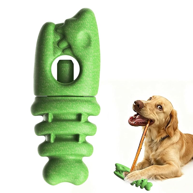 Suporte para bully stick em nylon para cães ZenQeek, verde