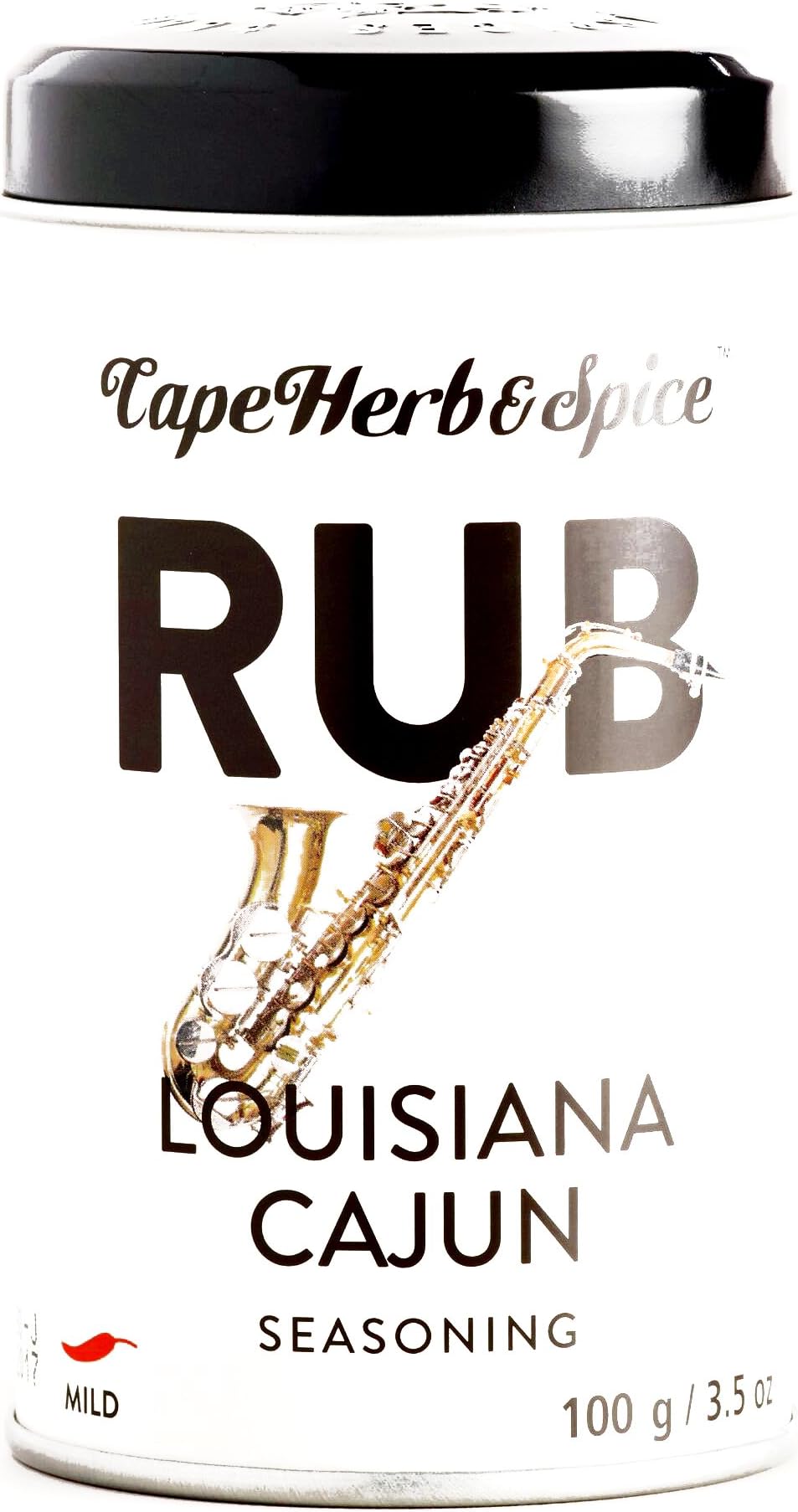 Cape Herbs & Spice Louisiana Cajun Rub 3.5 oz each (1 Item Per Order)