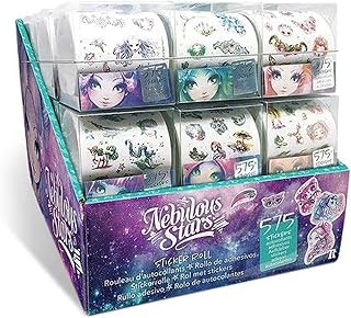 Nebulous stars assorted stickers rolls