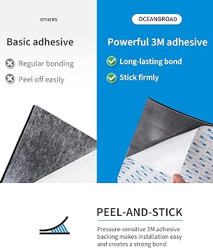 OCEANBROAD Boat Flooring 96''x16.8''/28.8''/36''/45.6''