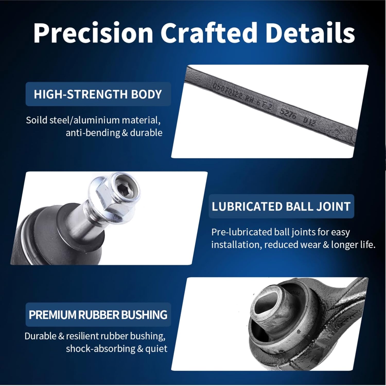 Suspension Kit 2 Lower Control Arm And Ball Joint Compatible With Chrysler 300 Dodge Challenger Charger Magnum 2005-2014 K620257 K620258 2.7L 3.5L 5.7L 6.1L 6.2L 6.4L