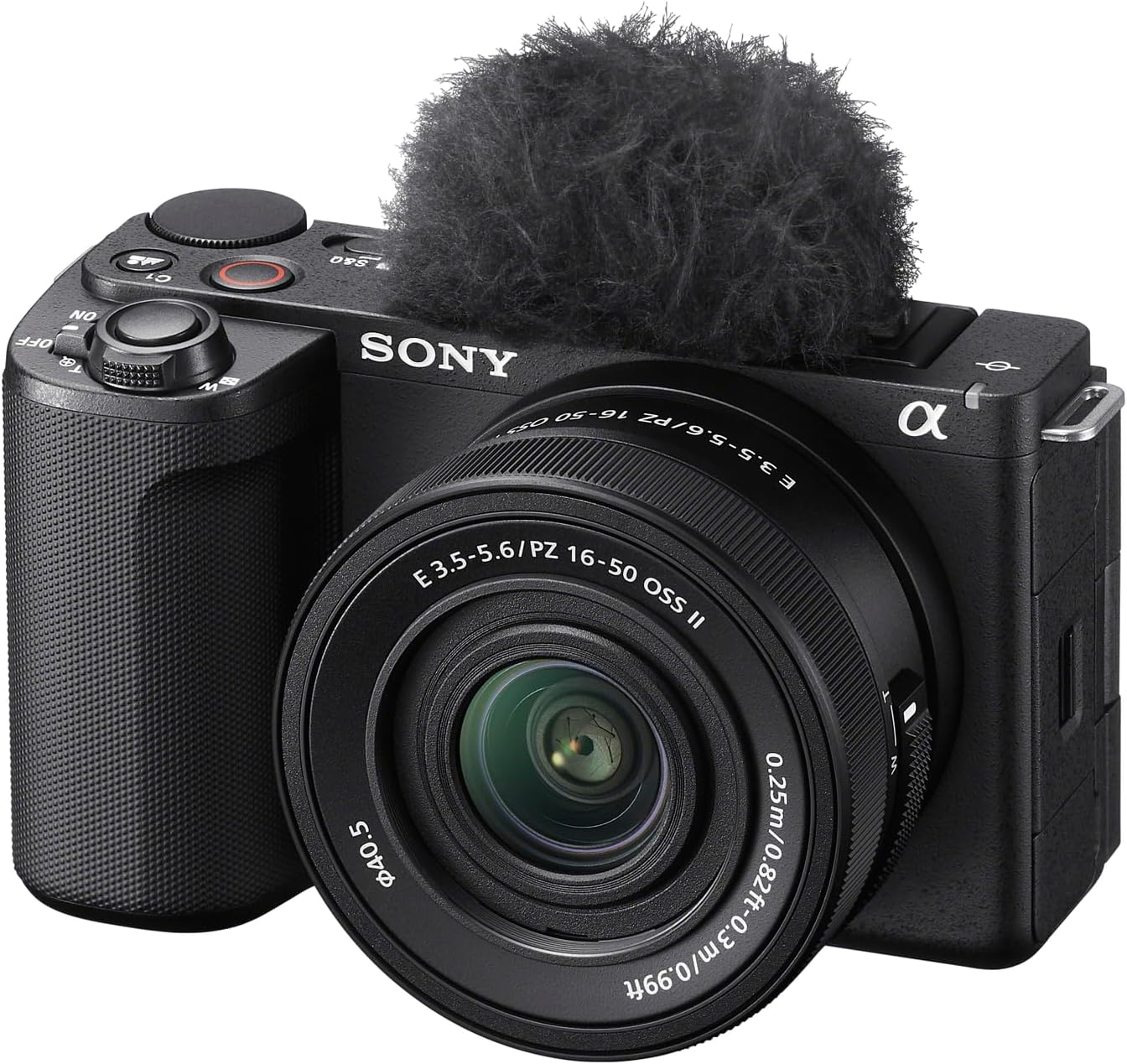Alpha ZV-E10 II Kit, Body + Lens, APS-C interchangeable-lens vlog camera, With 16-50 mm Lens, 26.0 MP, Exmor CMOS Sensor, Black, UAE Model