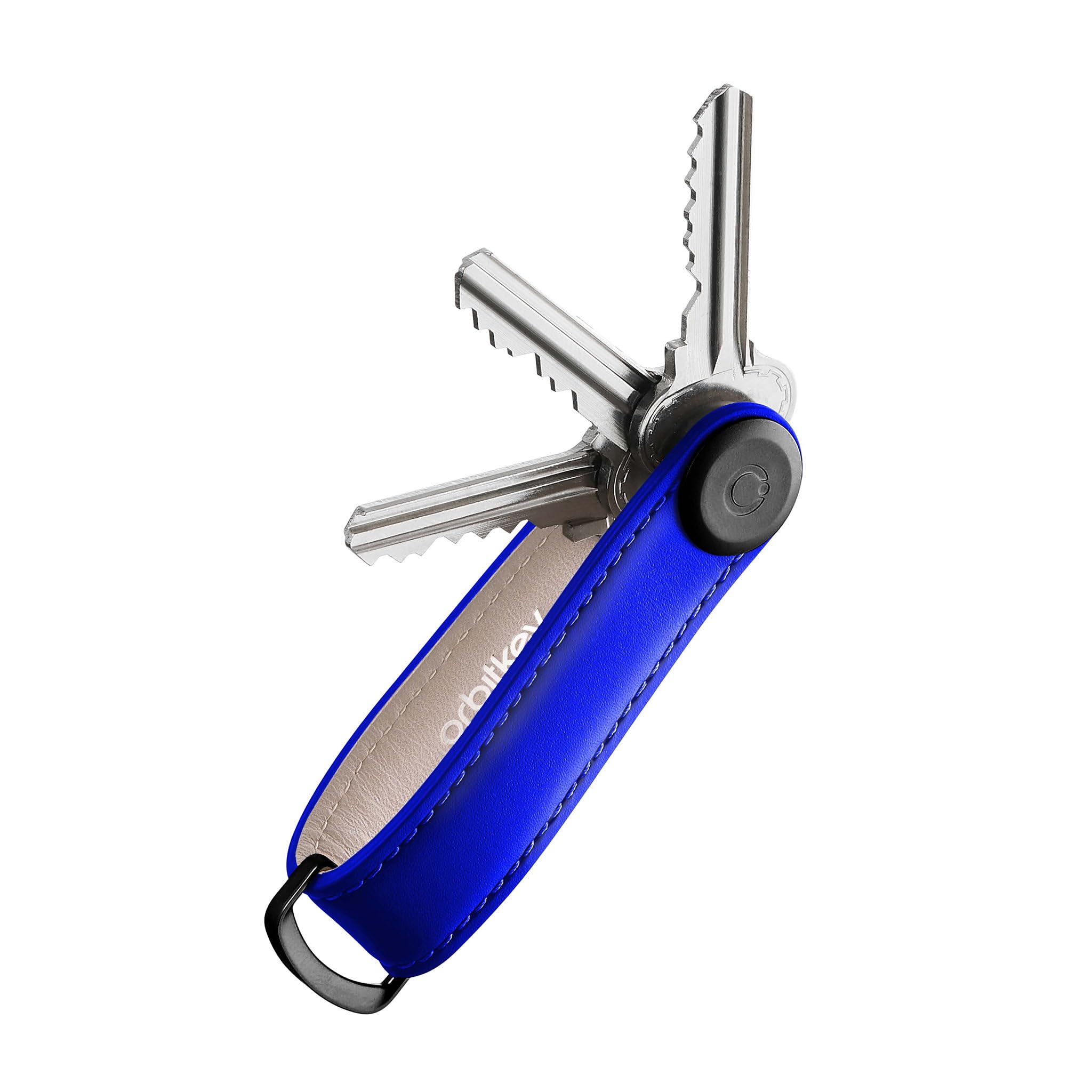 Orbitkey Unisex Ultramarine Leather Key Organiser