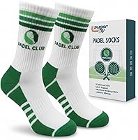 Vista 1 de Calcetines de rendimiento Super Fly Goods para hombres y mujeres, calcetines atléticos novedosos unisex para deportes, golf, tenis, pickleball, yoga