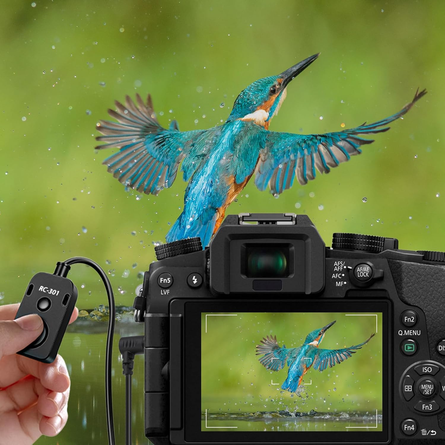 500cm Shutter Release Cable DC3 Port for Nikon Z50 II Z5 II ZR Camera Remote Control Cable Shooting Controller Cord