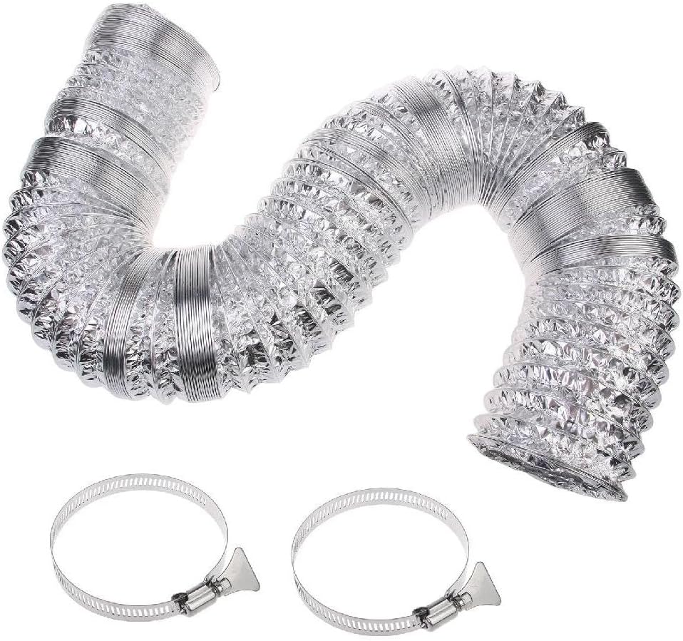 Flexible Aluminium Foil Ducting Hose For Kitchen Inline Duct Fan