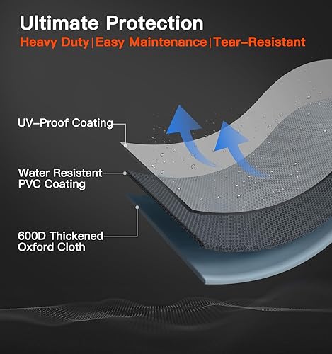 Miniatura 4 de NUPICK Funda para parrilla Traeger 780/34, diseño de cremallera, resistente e impermeable, para parrillas Traeger Texas Pro 34