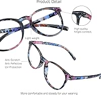 Vista 2 de VisionGlobal 1 par de lentes de bloqueo de luz azul/paquete de 2 lentes rojos para dormir o 2 lentes de juego para mujeres/hombres