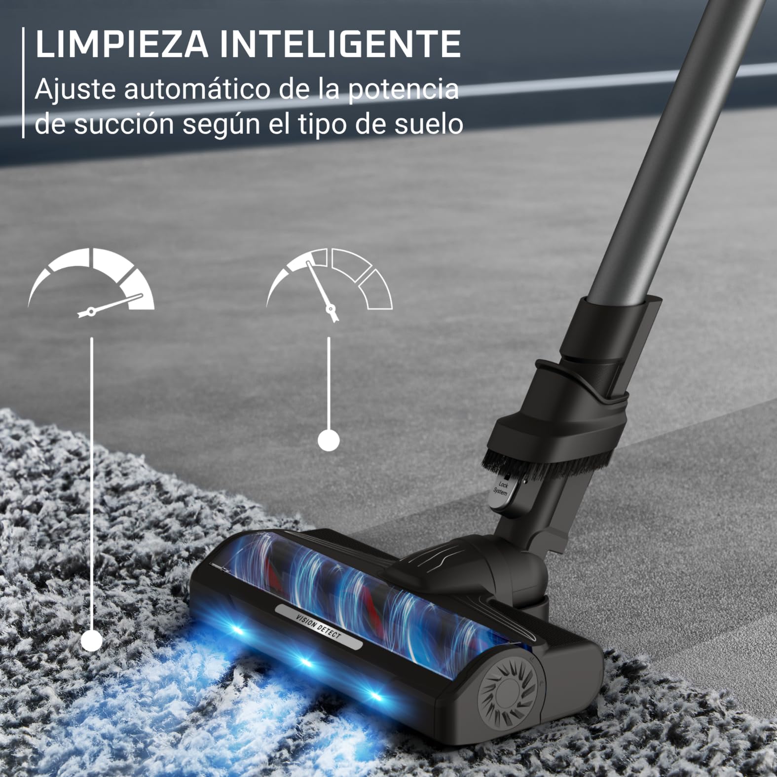 Rowenta X-Force Flex 9.80, Aspirador Escoba Sin Cable, Autonomía de 1h20, Limpieza 4 en 1, Ultraligera, Alta filtración, Modelo para Alérgicos, RH7L35E0