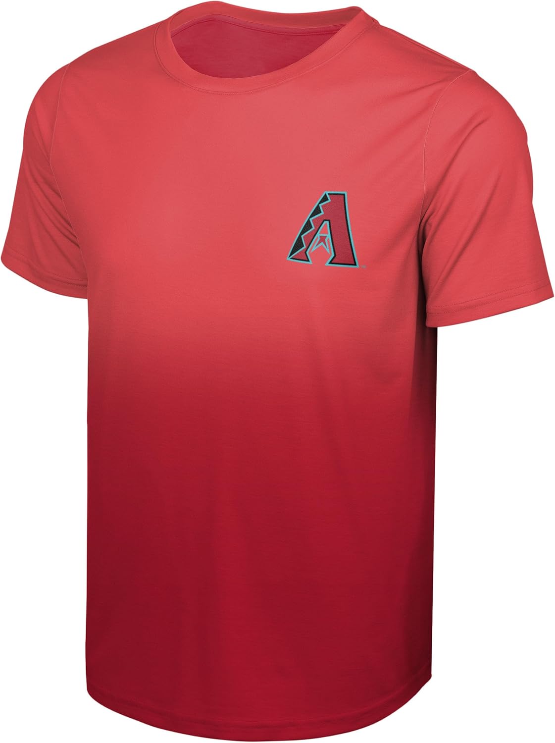 FOCO MLB Men's Official Primary Logo Premier Performance Gradient T-Shirt