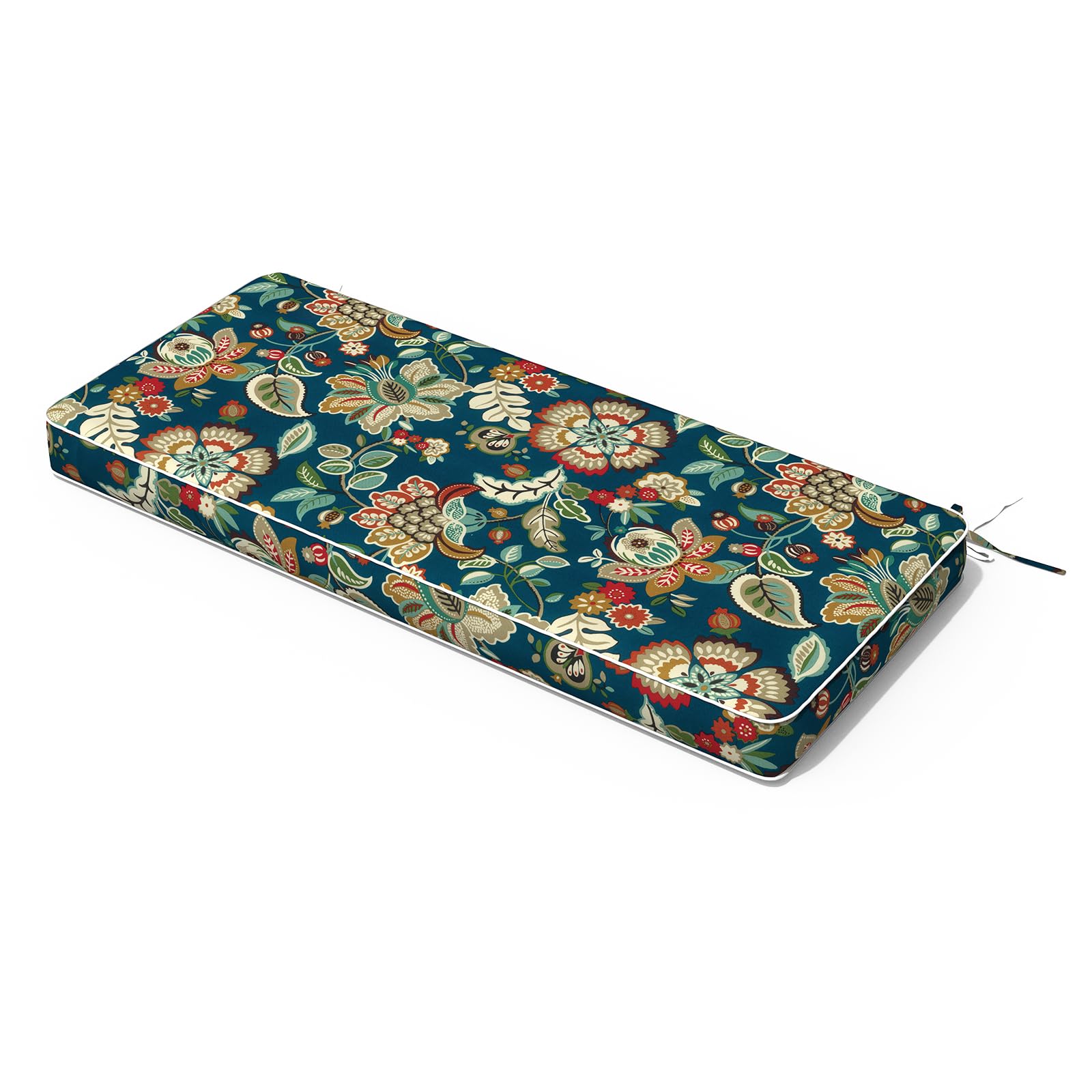 TWLEAR Outdoor Bench Cushion, Patio Furniture Cushion 48 x 18 x 3 Inch, Water Resistant Garden Sofa Swing Pad Settee Loveseat Couch Replacement