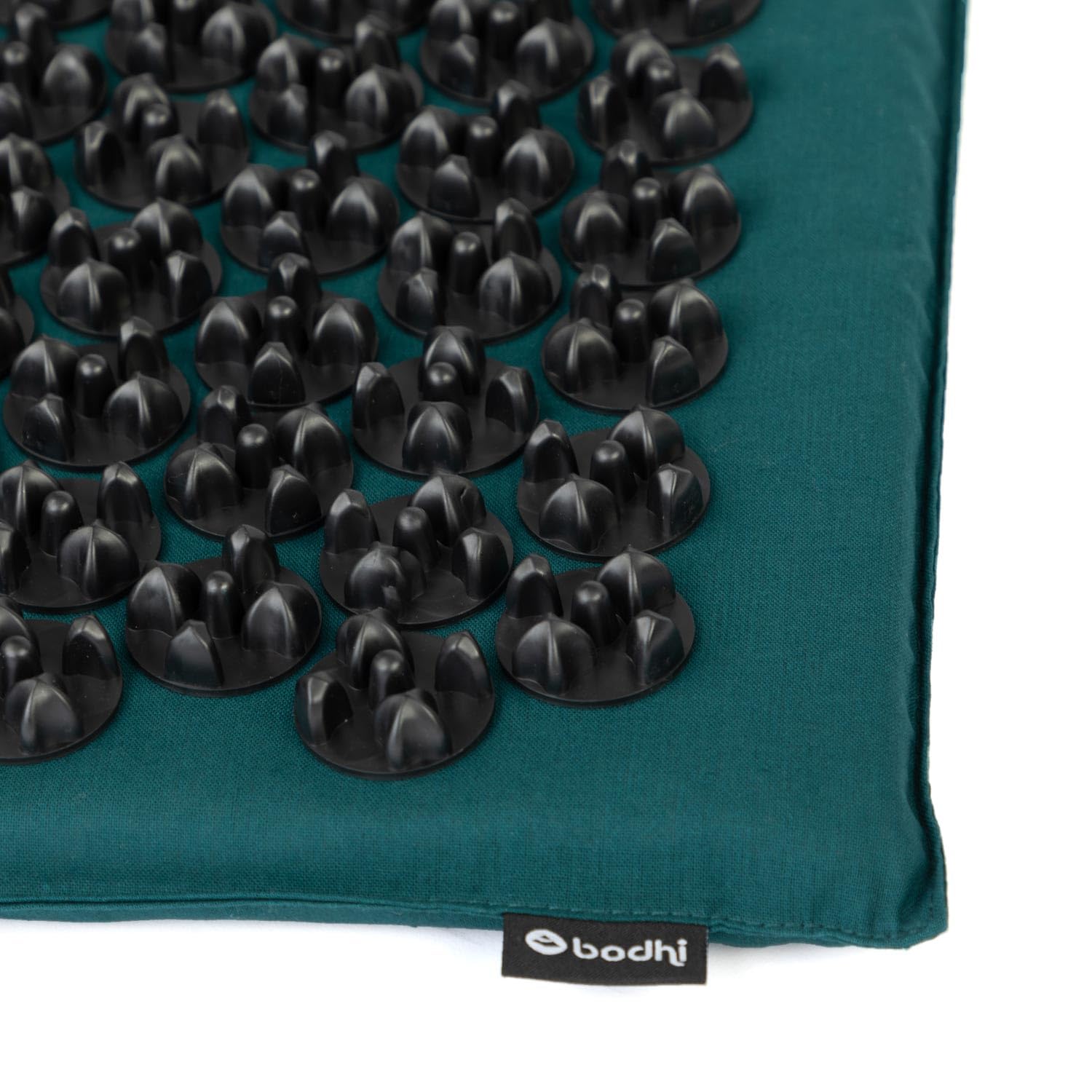 Bodhi VITAL Akupressurmatte Deluxe-Set Soft | Massagematte im Set mit Nadelkissen, Fußmatte & Tasche | Selbstmassage für zu Hause | Fakirmatte gegen Nacken & Rückenschmerzen | petrol