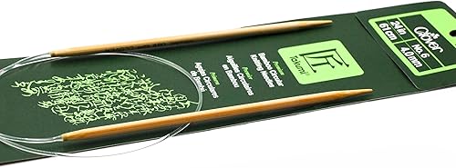 Miniatura 5 de Clover - Aguja para tejer circular de bambú de 29 pulgadas - Tamaño