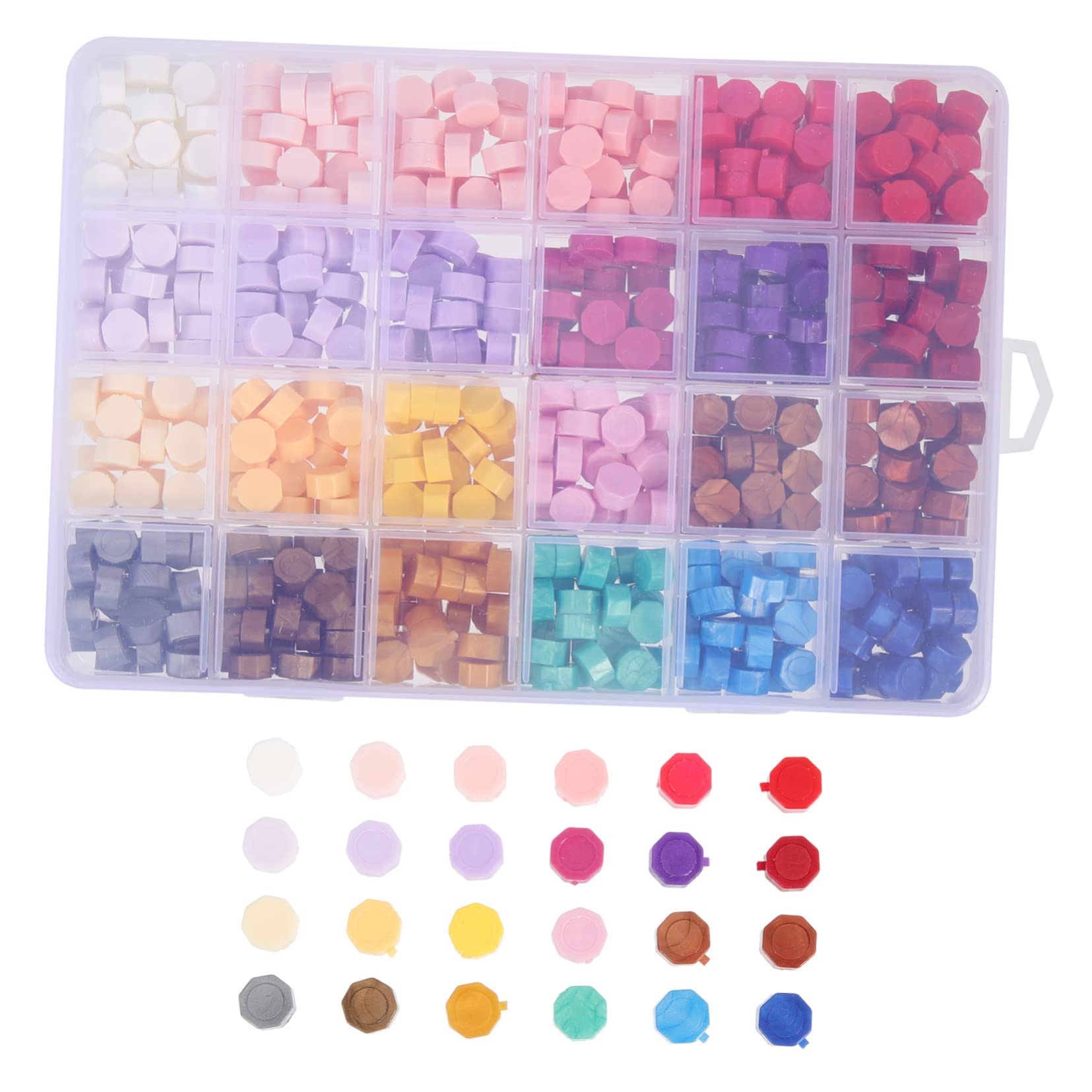 Perlas de Lacre para Hacer Tú Mismo, Caja de Cera de Colores para Sobres