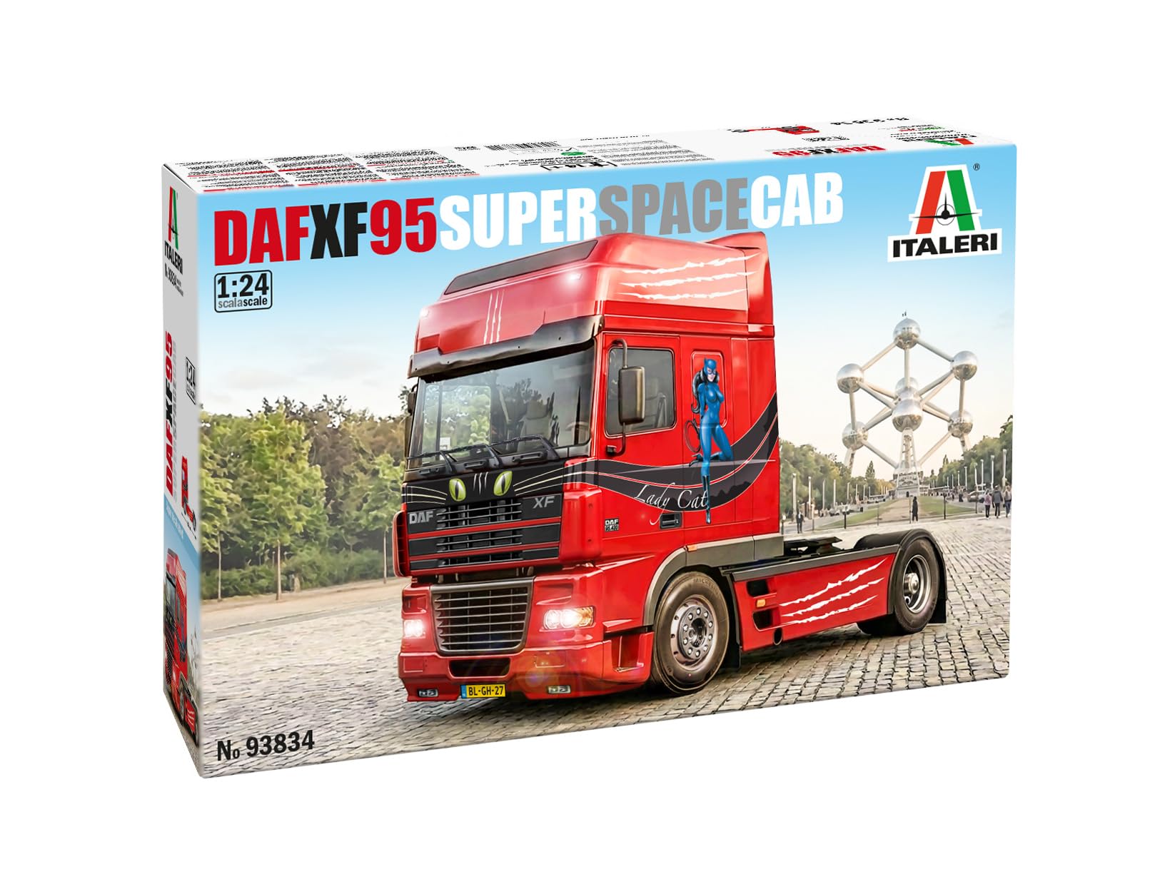 Italeri 93834 DAF XF 95 "Super Space Cab" 1:24 Scale Plastic Model Kit/Model Assembly