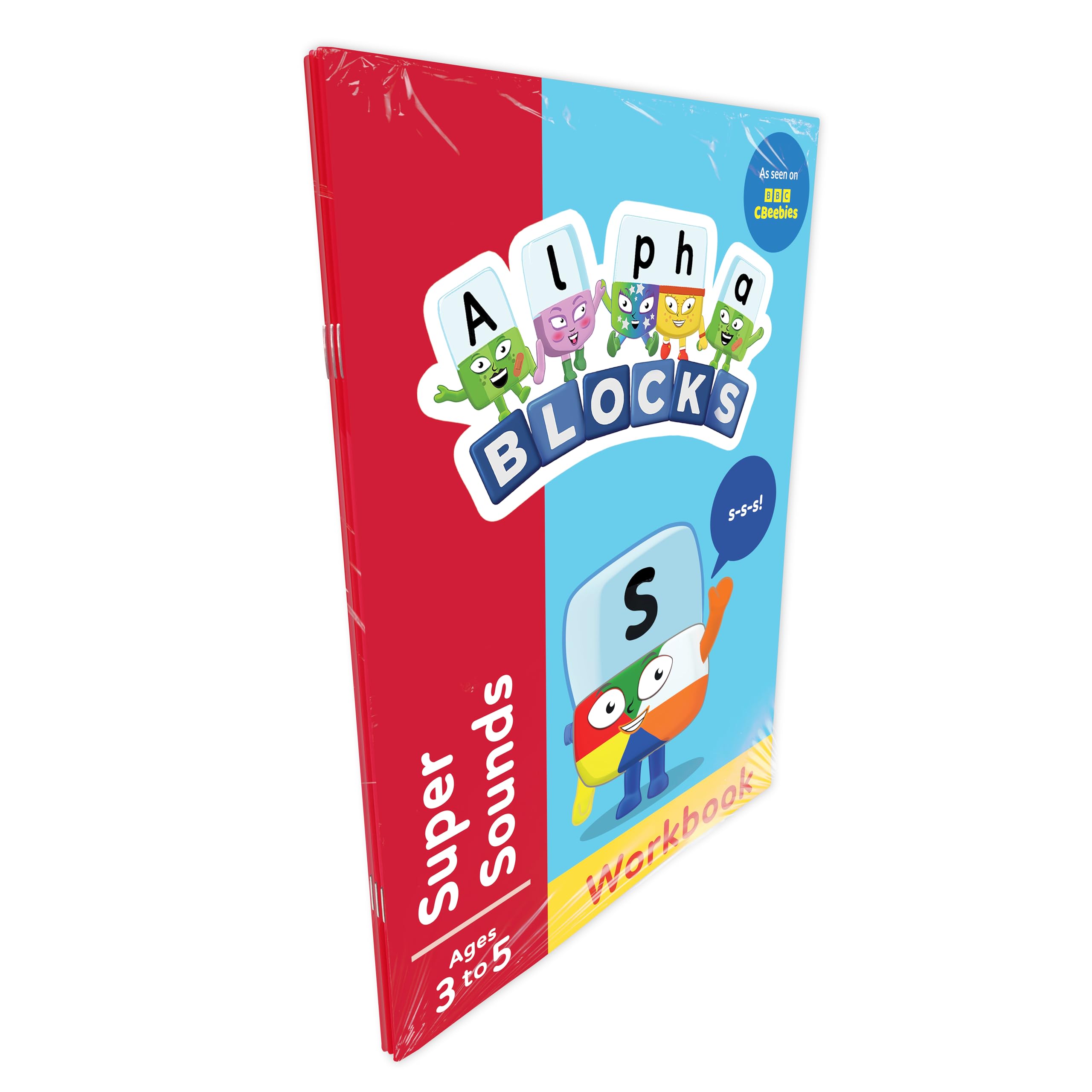 Alphablocks Red Level Workbook Set (3 books) (Numberblocks, Alphablocks and Colourblocks Workbooks)