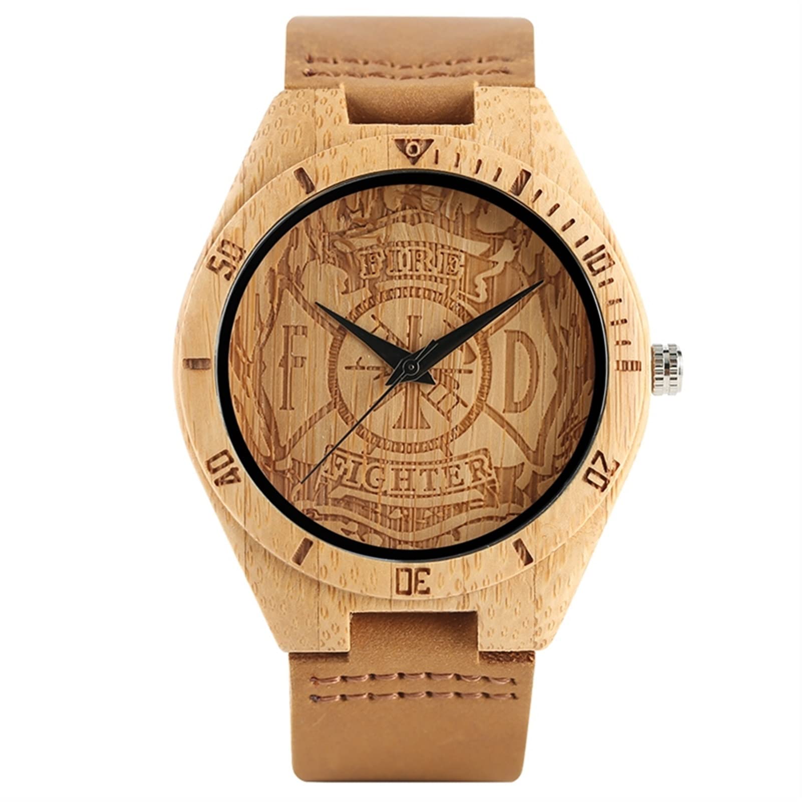 Handmade Grawerowane Watch Drewno Zegarek Moda Tłoczonego Sprzętu Zipper Portfel Karty Uchwyt Mężczyzna Pieniądze Torebki Prezenty Zestaw Dla Mężczyzn Urodzinowe Prezenty Walentynkowe