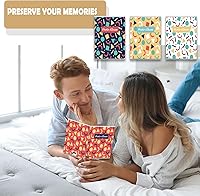 Vista 7 de Álbumes de fotos pequeños de 4 x 6 pulgadas, paquete de 8 unidades, capacidad para 36 fotos cada uno, mini álbumes de fotos de 4 x 6, álbumes