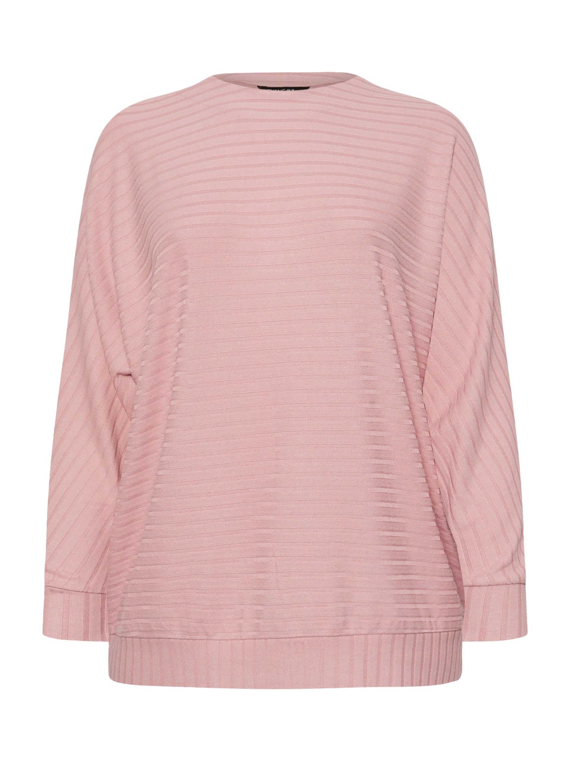 Evans Pink Ribbed Long Sleeved Jumper - Women's Size 30-32