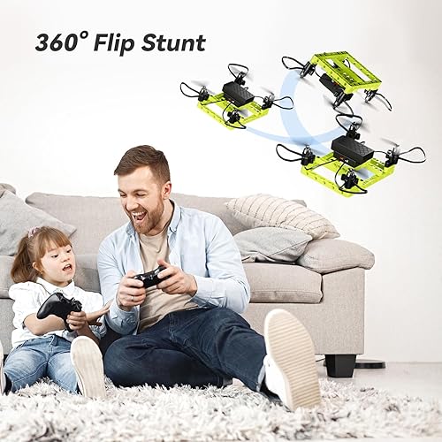 Miniatura 5 de Mini Drone para niños y principiantes, Kits de construcción de drones 5-EN-1 DIY creativos para que los niños construyan sus propios drones, 5