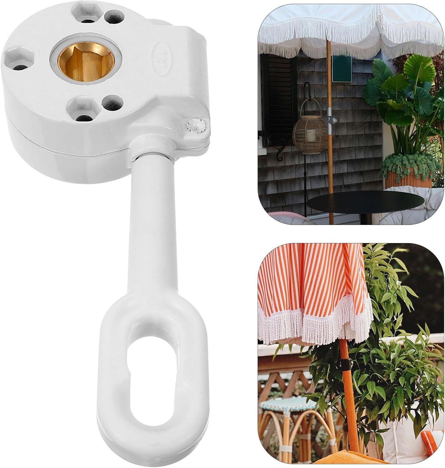 Uonlytech White Awning Drive Tool for 14mm Shaft Diameter, Metal Plastic