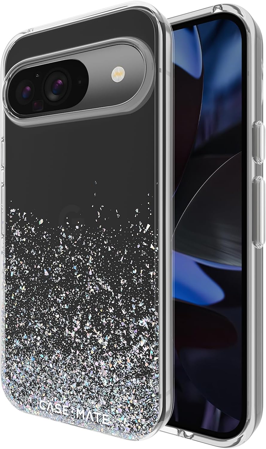 Case-Mate Google Pixel 9 Case [6.3", 2024] [12ft Drop Protection] [Wireless Charging Compatible] Signature Clear Phone Case for Google Pixel 9 - Anti-Yellowing, Anti-Scratch Tech, Shockproof, Slim Fit