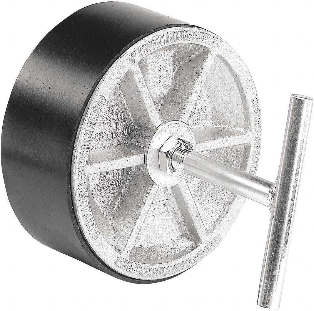 Cherne 272892, 6" Dia. T-Handle Aluminum Gripper Plug