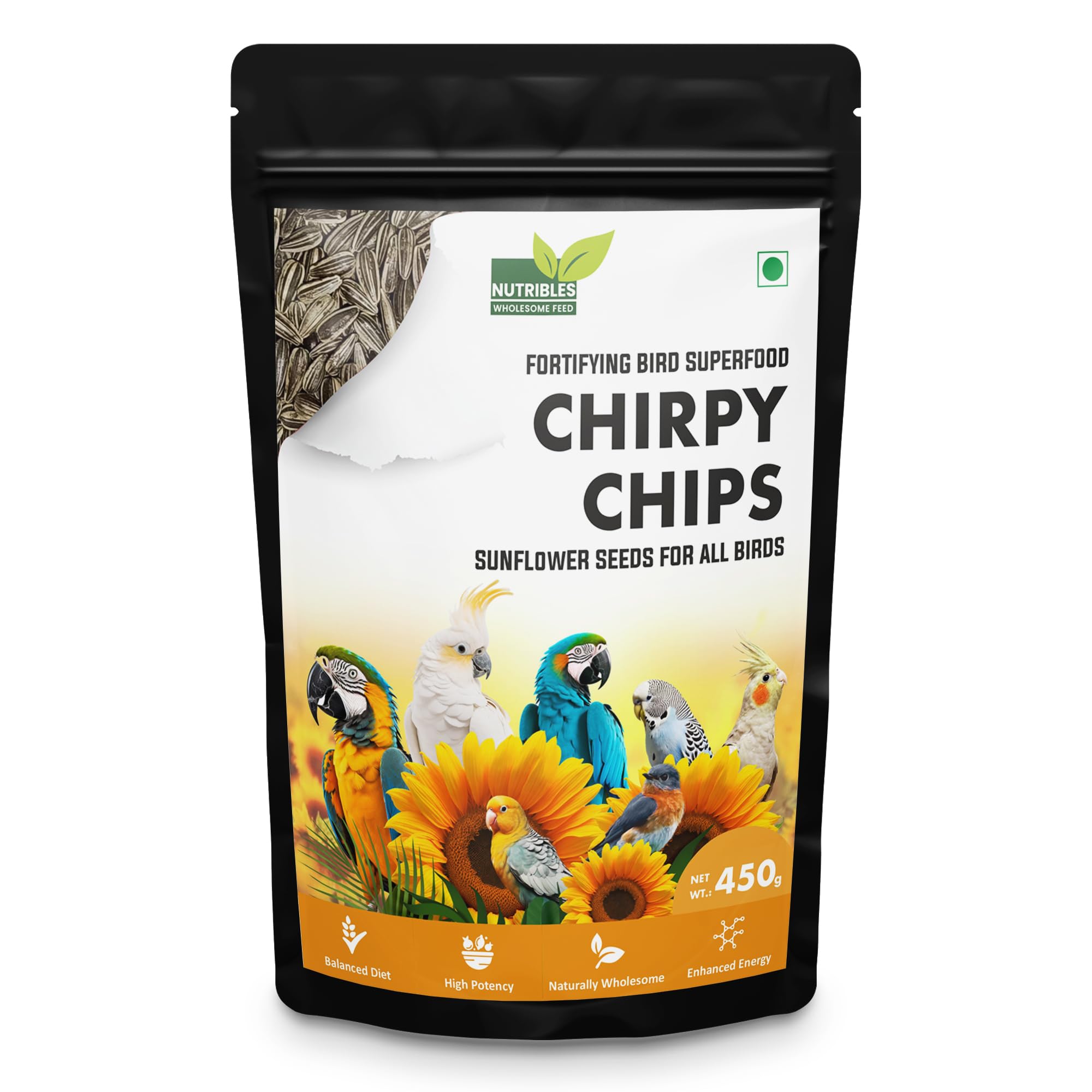See full amazon price history chart for Nutribles Chirpy Chips- 450GMS | Bird Food for Lovebirds & Cockatiels Mix Seeds Seeds for Sun Conure,African Grey Parrot,Amazon Macaw Parrot,Cockatoo|Supports Beak & Bone Health Nutribles Chirpy Chips- 450GMS | Bird Food for Lovebirds & Cockatiels Mix Seeds Seeds for Sun Conure,African Grey Parrot,Amazon Macaw Parrot,Cockatoo|Supports Beak & Bone Health (B0CJYFZH91) Amazon Price History, Amazon Price Tracker
