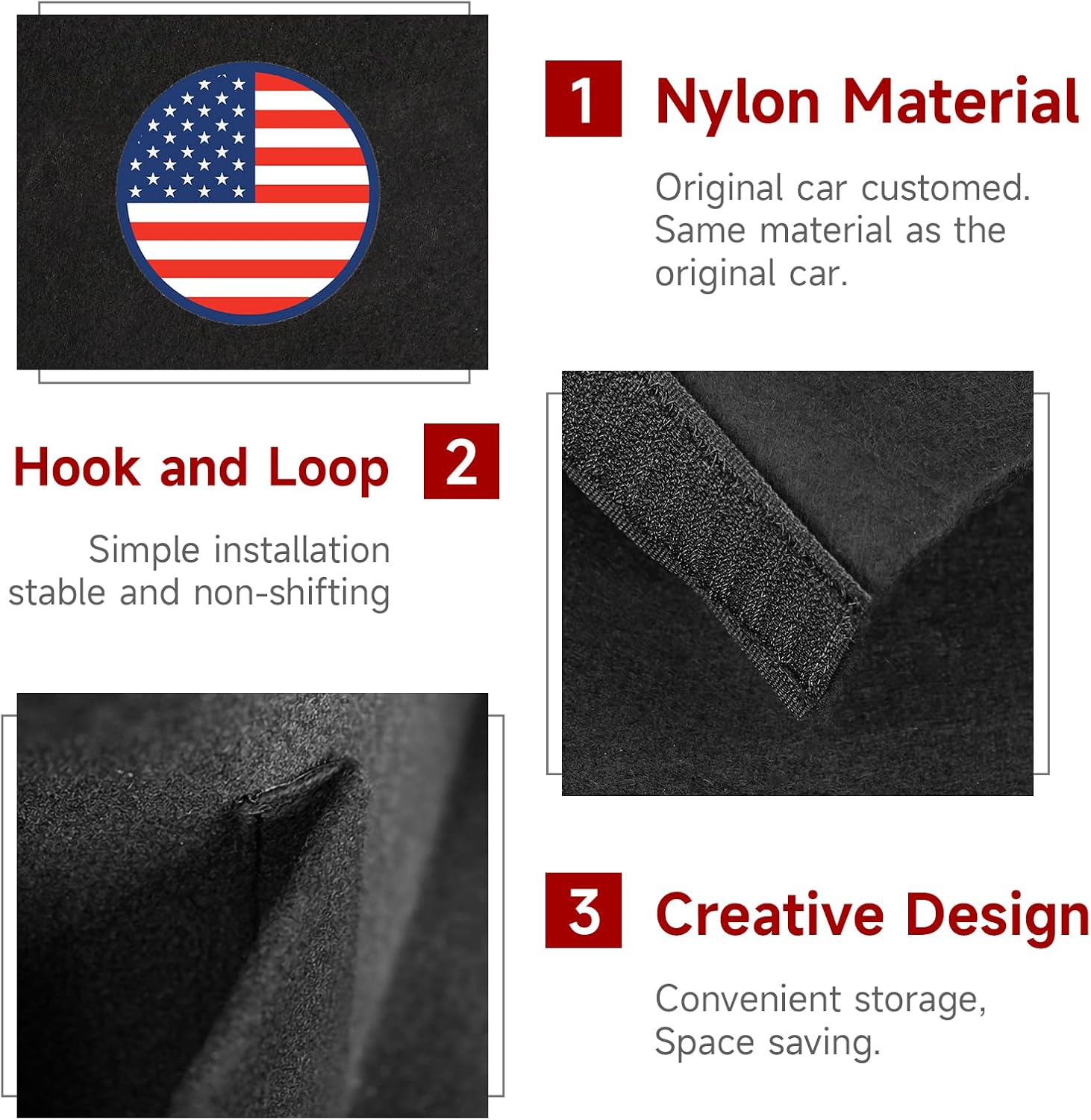 2PCS Rear Trunk Organizer Side Divider Board Compatible with Honda Civic 10th Gen 2016 2017 2018 2019 2020 2021 Car Accessories - ONLY for Hatchback