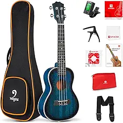Vangoa Ukulele Tenor 66 cm, azul