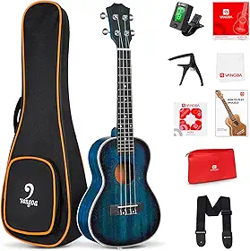 Vangoa Ukulele Tenor 66 cm, azul