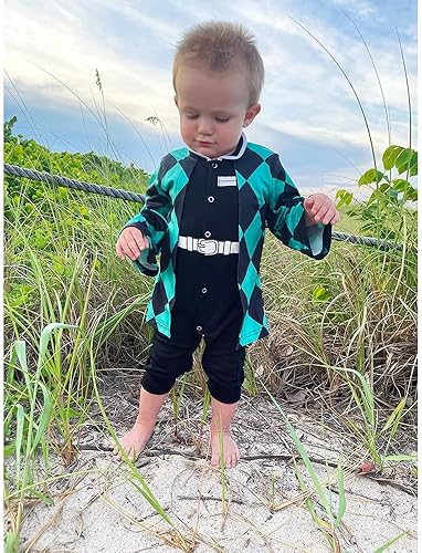 Miniatura 3 de Singcoco Disfraz de bebé para niño pequeño negro 2-3 T