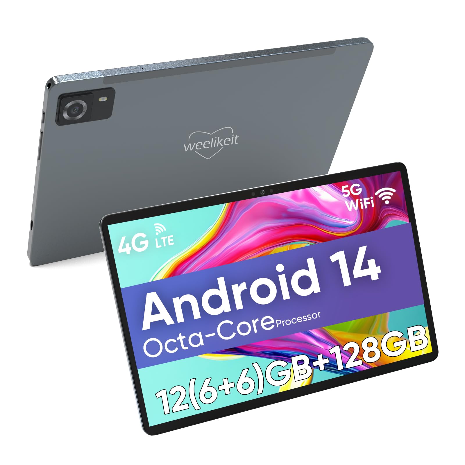 Amazon.com : weelikeit Tablet 10 inch, Android 14 Tablets with