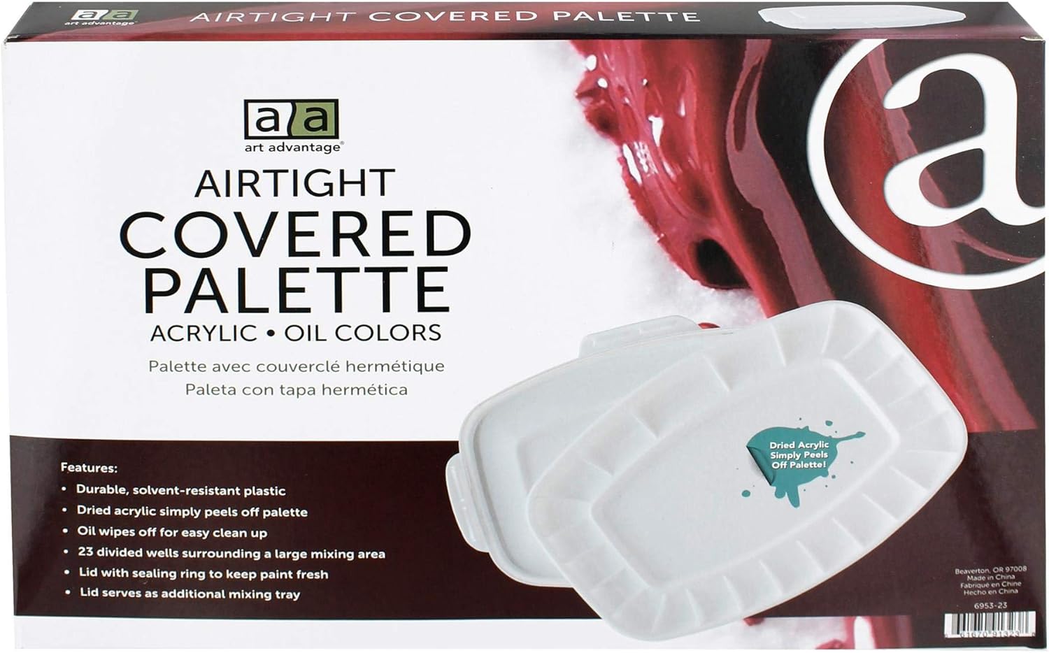 Art Advantage Airtight Covered Palette 23 Well