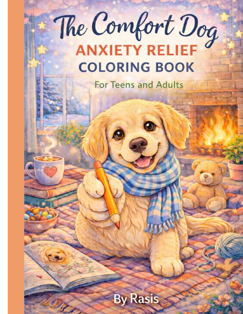 The Comfort Dog Anxiety Relief Coloring Book: A Cozy Dog Coloring Book for Anxiety Relief, Calm, and Relaxation for Teens & Adults