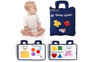 Jollybaby Dawnier Sensory Book: Interactive Learning and Development for 1-3 Year Olds