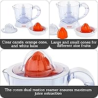 Vista 2 de IMUSA Exprimidor eléctrico de cítricos de 34 onzas, color blanco
