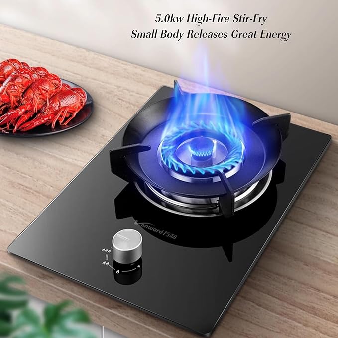 Estufa de Gas Empotrable 1 Puesto 45 cm Multigas miniatura 3