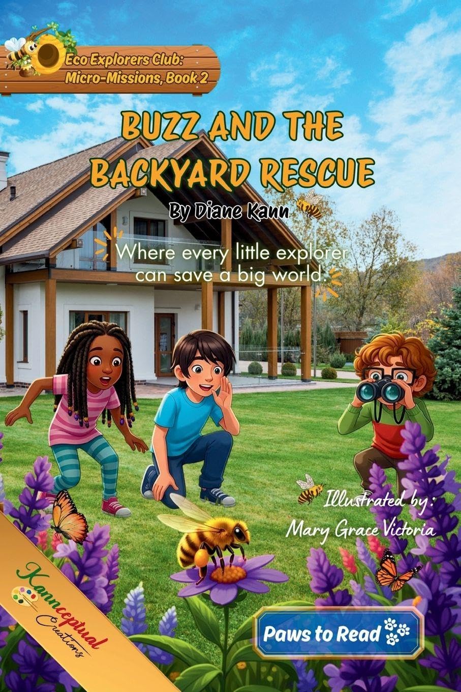 Buzz and the Backyard Rescue: 2 (Eco Explorers Club: Micro-Missions)