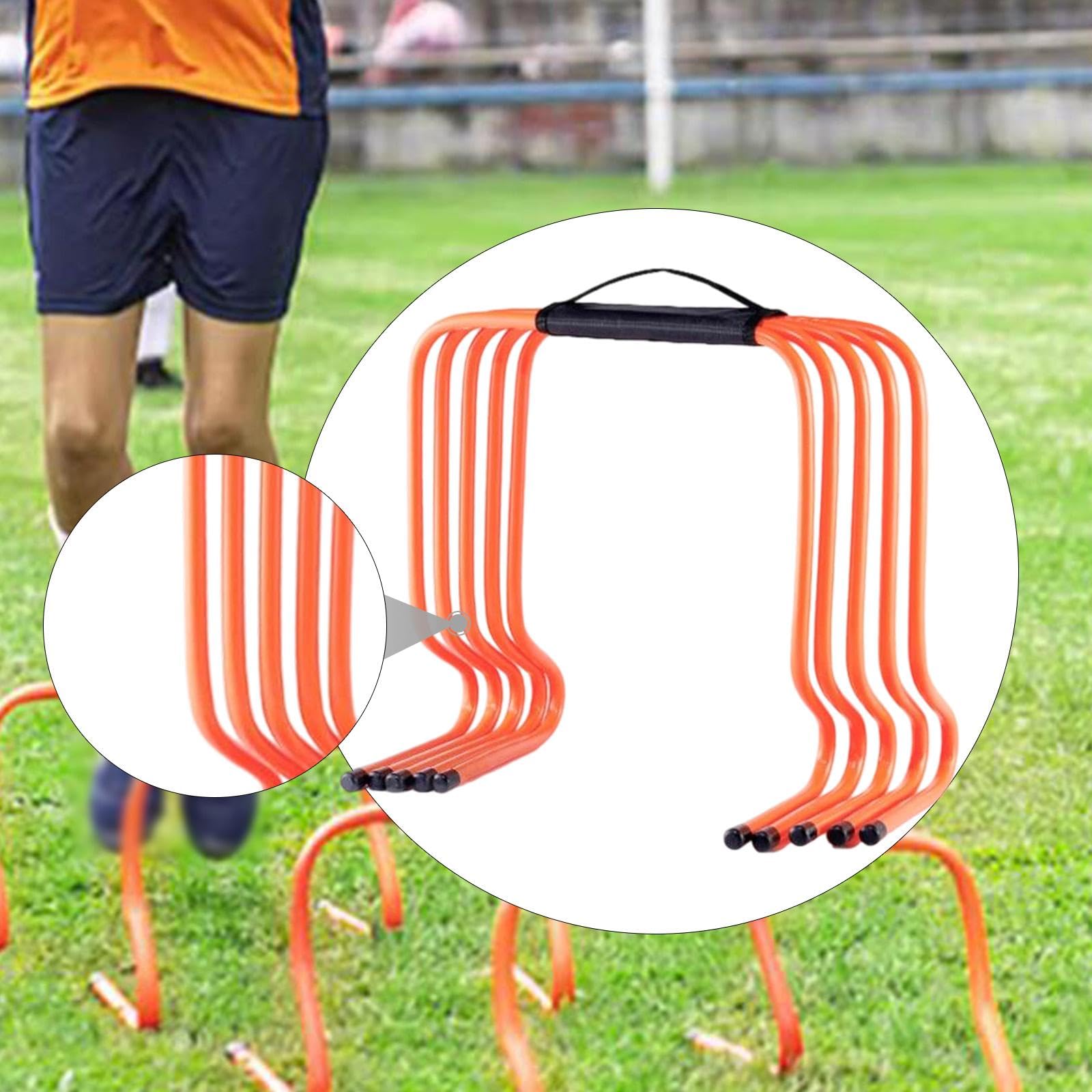 Set di 5 Ostacoli per Allenamento di Agilità E velocità, Attrezzatura per Allenamento di Salto E velocità, Ostacoli Multiuso per Calcio,
